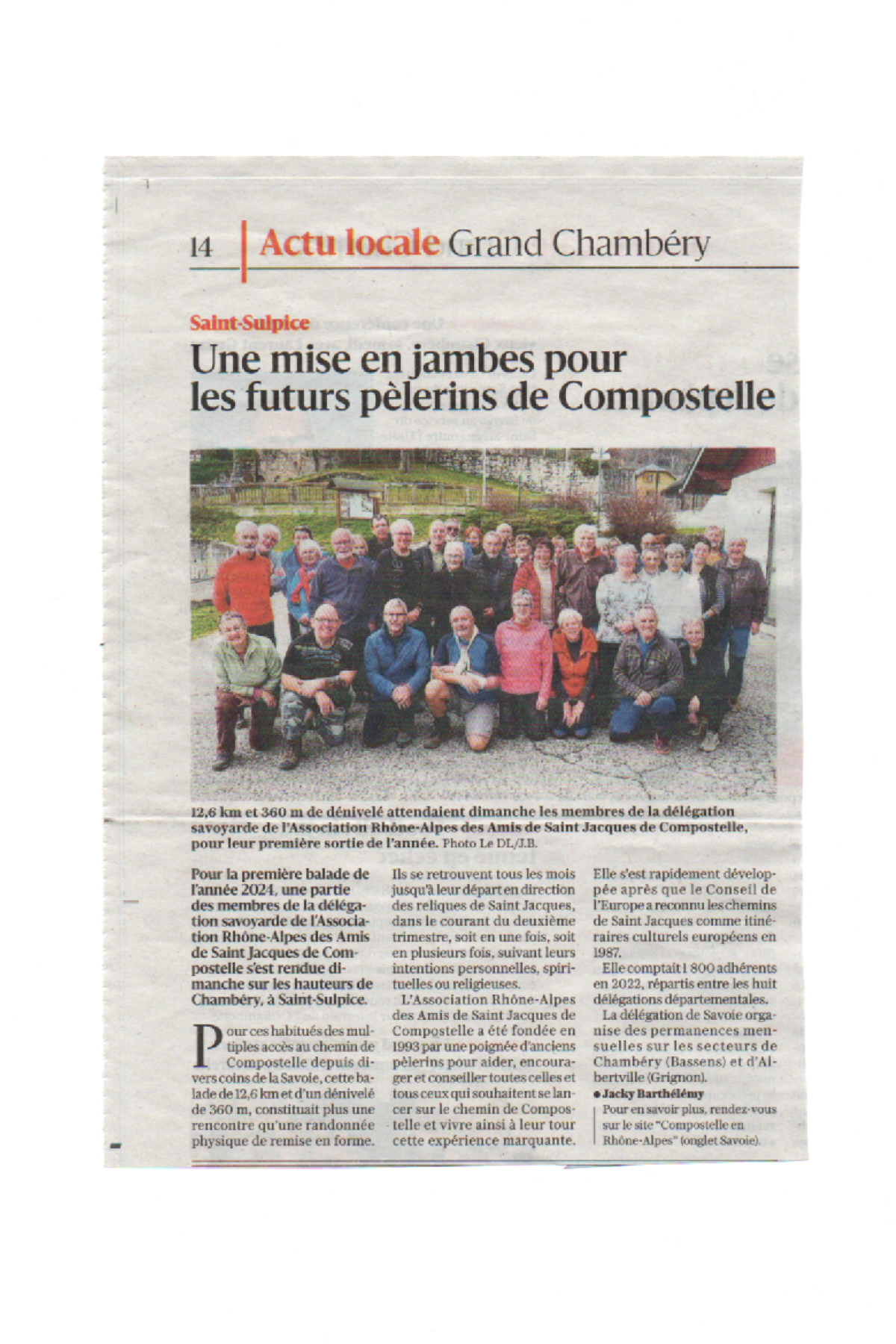 Mise en jambes - Pélerins de Compostelle-01